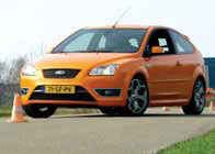 Ford Focus ST test slalom