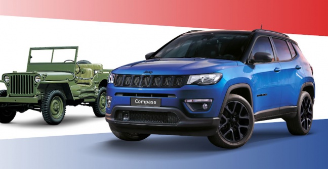 Jeep® Compass Night Eagle Liberty Edition viert 75 jaar vrijheid in Nederland