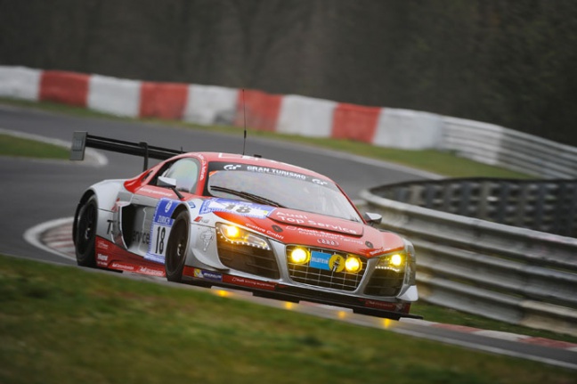 Christiaan Frankenhout met Audi R8 LMS ultra in grootste race ter wereld