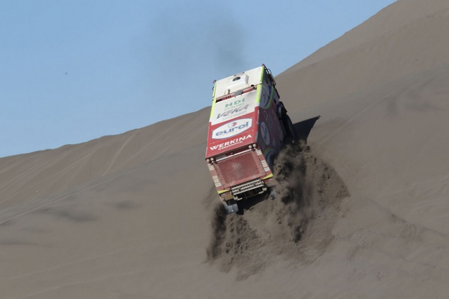 Nederland aan kop bij de trucks