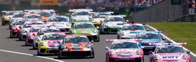 Porsche Mobil 1 Supercup 2020 start tijdens F1-weekend Zandvoort