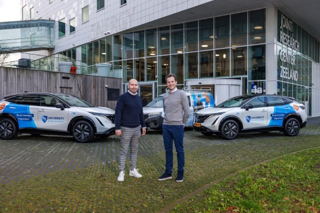 Twaalf elektrische Nissans voor HZ University of Applied Sciences